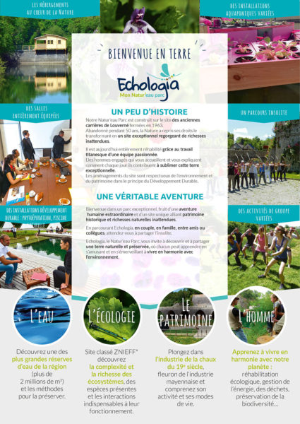 Aquaponie Brochure Volet 3 - Le monde Echologia l'eau l'ecologie le patrimoine l'homme